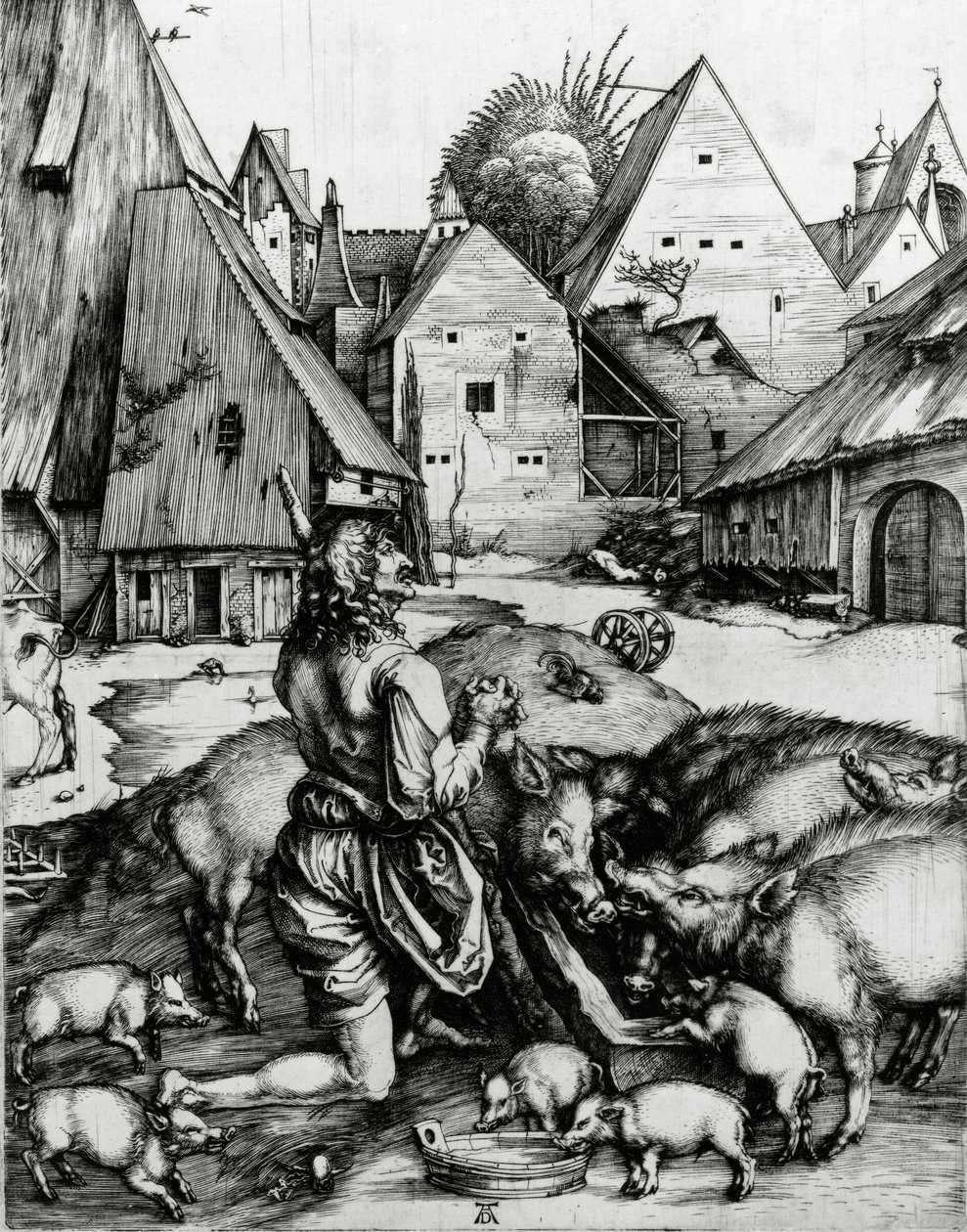 O filho pródigo, 1496 de Albrecht Dürer