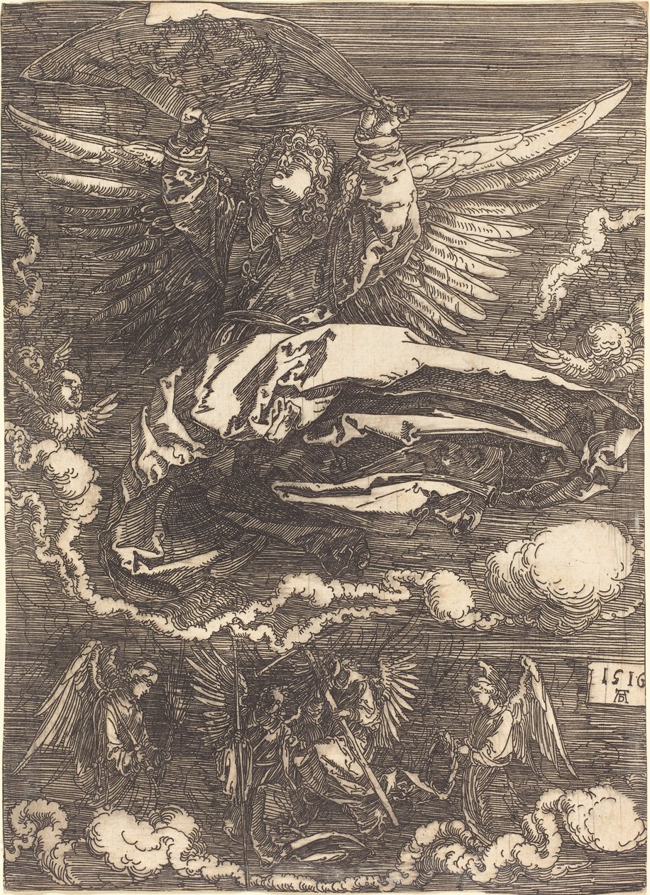 O Sudário Realizado por Um Anjo de Albrecht Dürer