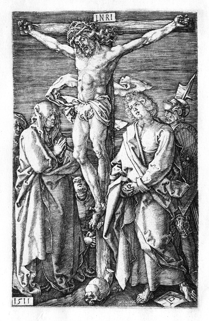 A série da paixão gravada de Albrecht Dürer