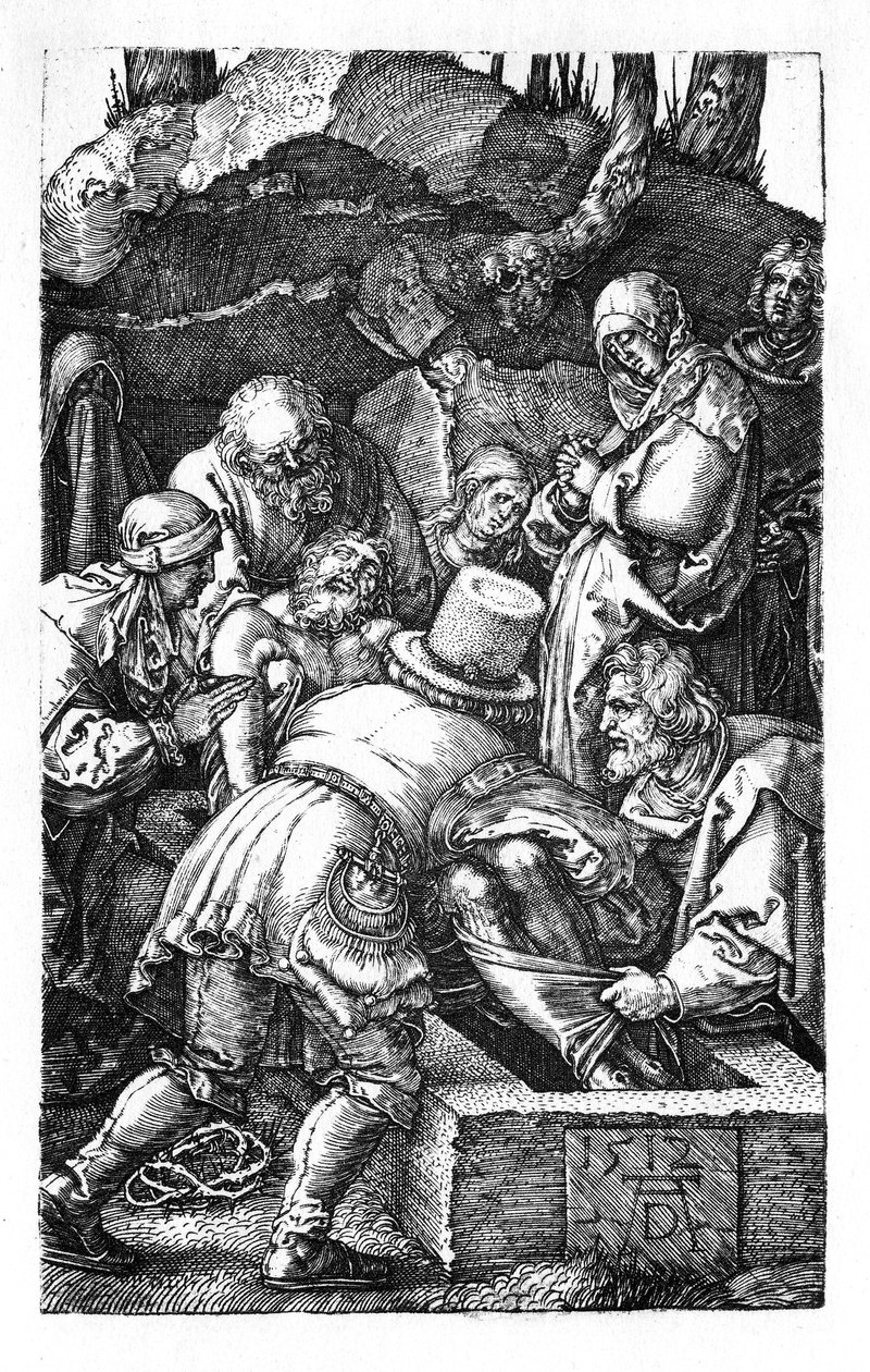 A série da paixão gravada de Albrecht Dürer
