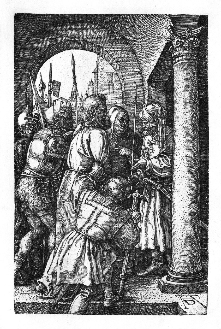 A série da paixão gravada de Albrecht Dürer