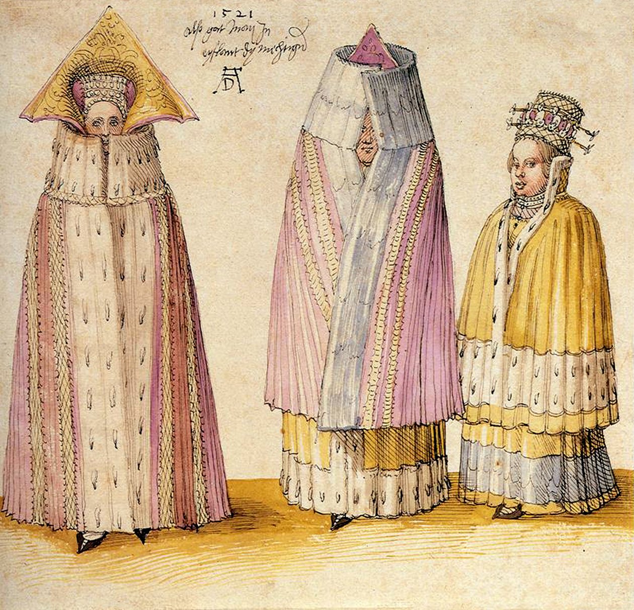Três Poderosas Damas da Livônia de Albrecht Dürer