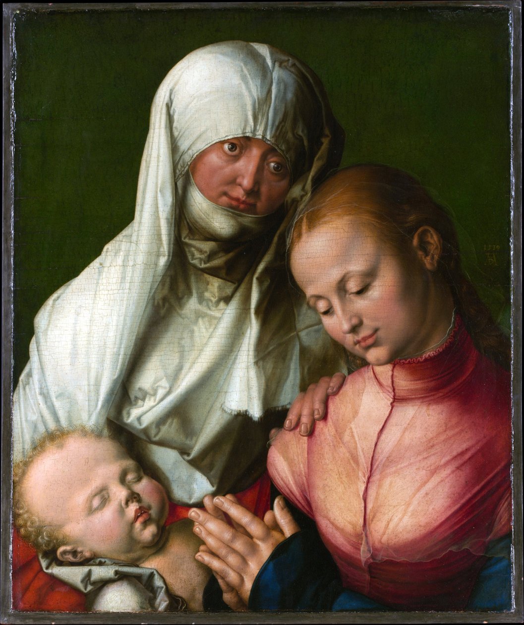 Virgem e criança com Santa Ana de Albrecht Dürer