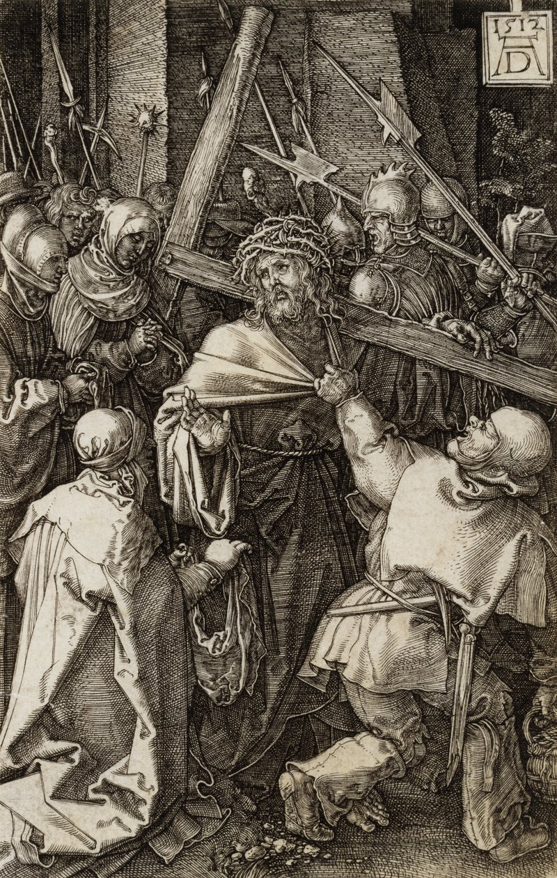 Rolamento da Cruz da Paixão Gravada, 1512 de Albrecht Dürer