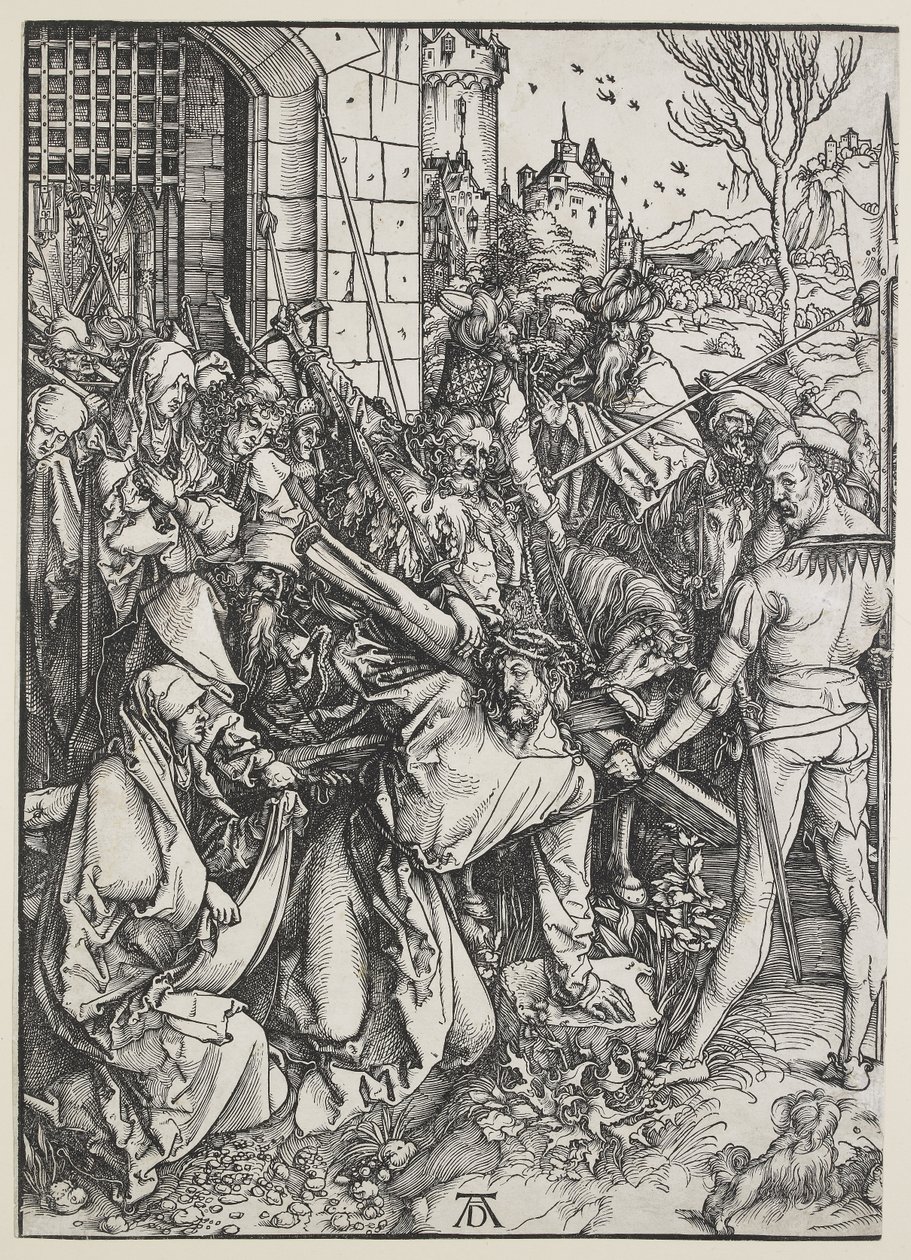 Cristo carregando a cruz, 1498 - 1499 de Albrecht Dürer