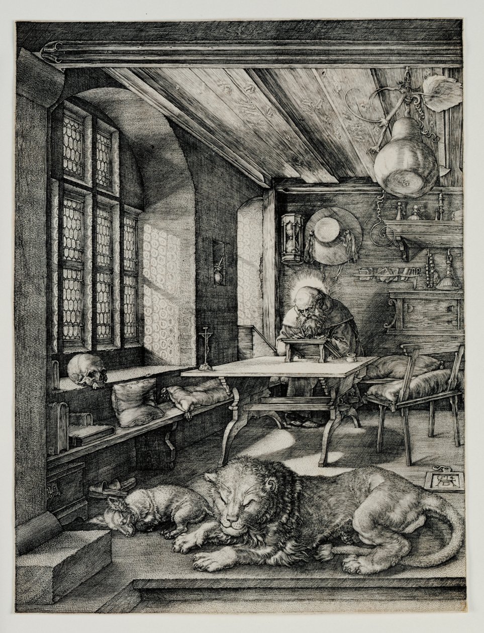 São Jerônimo em seu estudo, 1514 de Albrecht Dürer