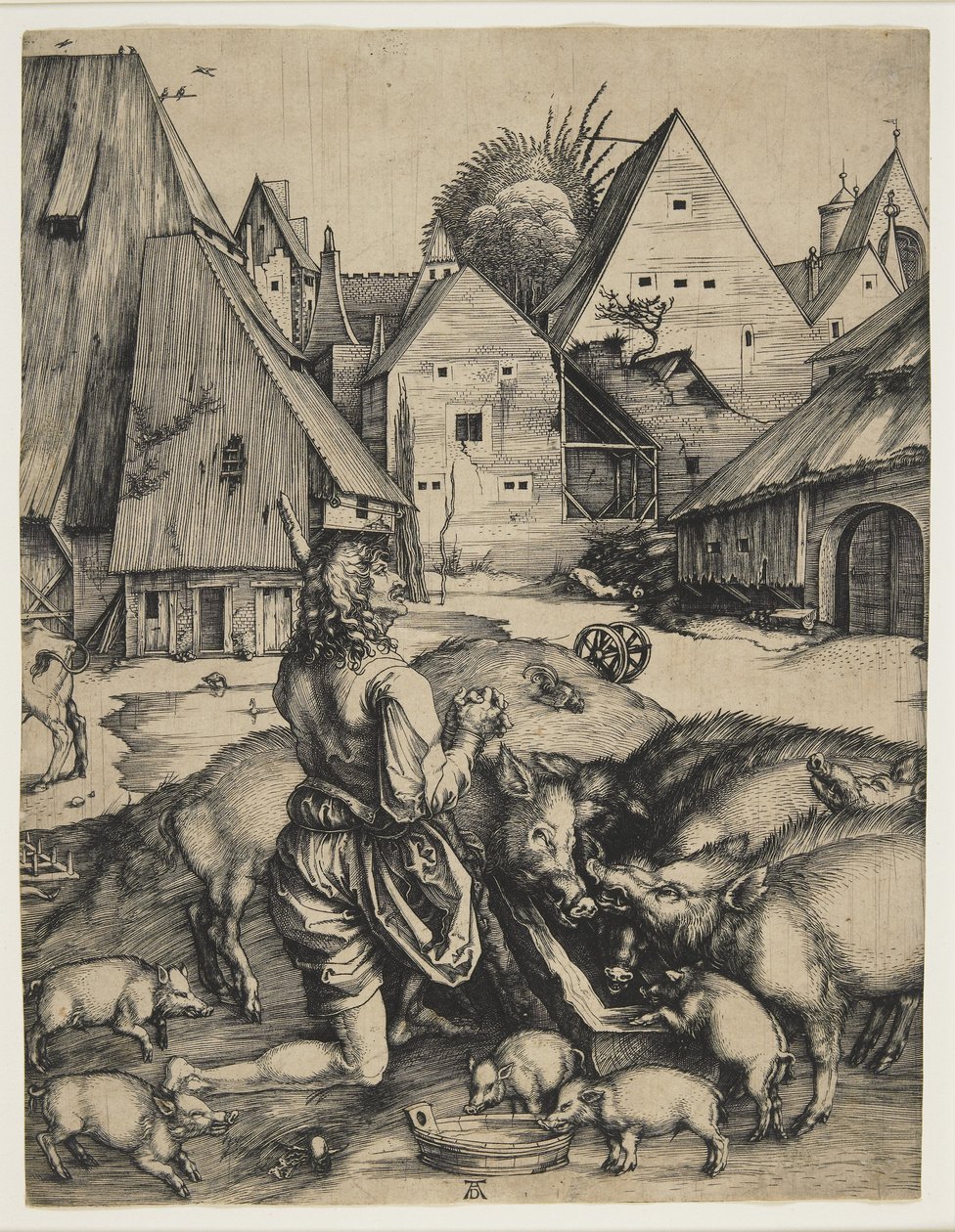 O filho pródigo, 1496 de Albrecht Dürer