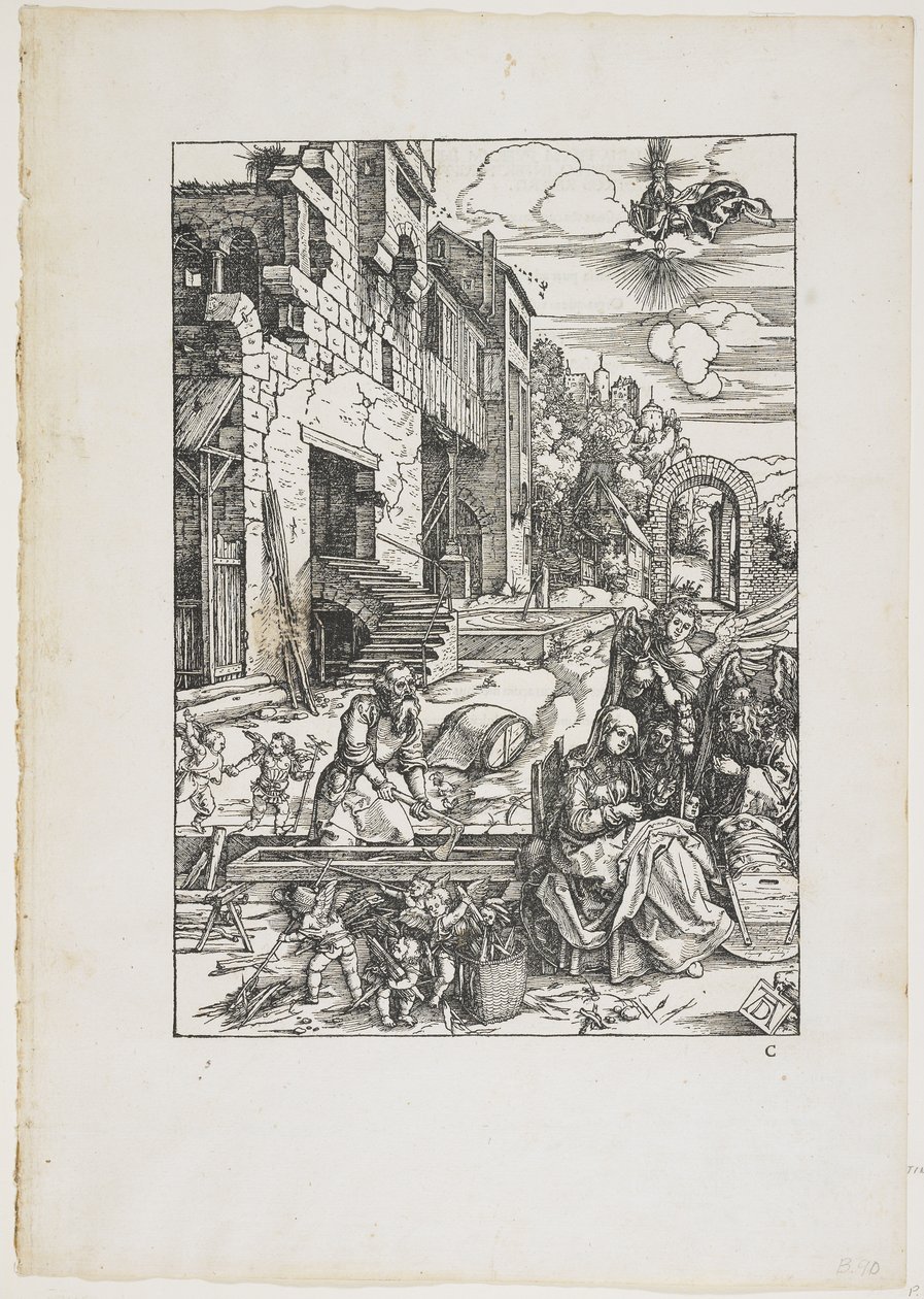 O resto durante o voo para o Egito, 1504 (1511) de Albrecht Dürer