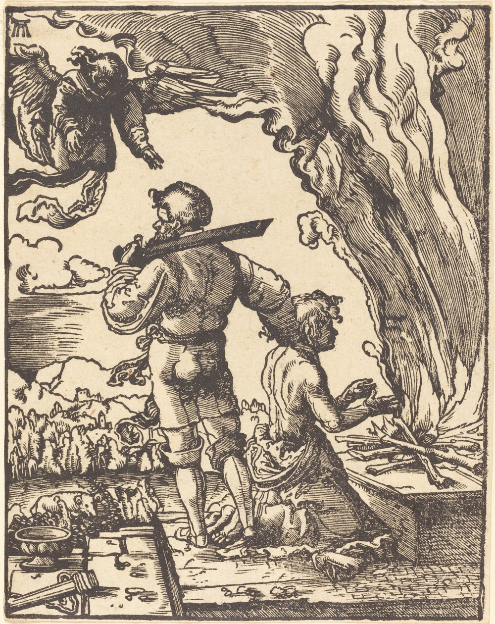Sacrifício de Abraão de Albrecht Altdorfer