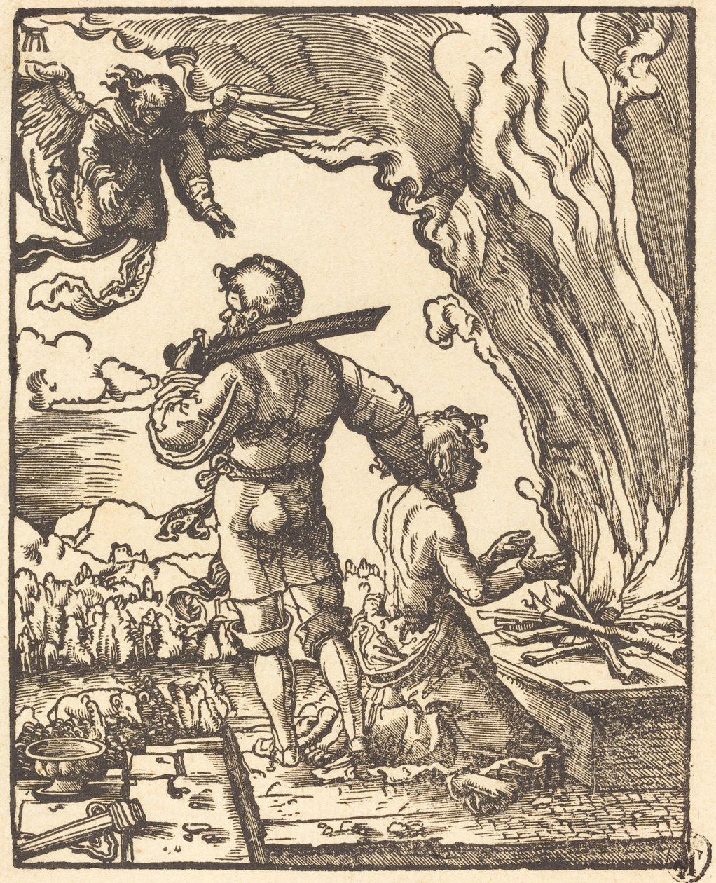 Sacrifício de Abraão de Albrecht Altdorfer
