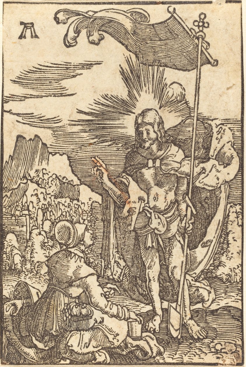 Cristo Aparecendo a Santa Madalena de Albrecht Altdorfer