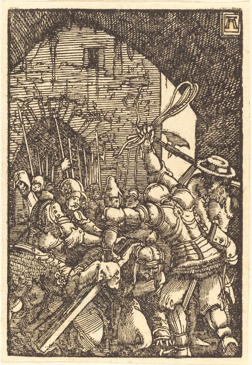 Cristo carregando a cruz de Albrecht Altdorfer