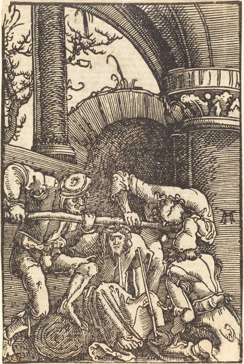 Cristo coroado de espinhos de Albrecht Altdorfer