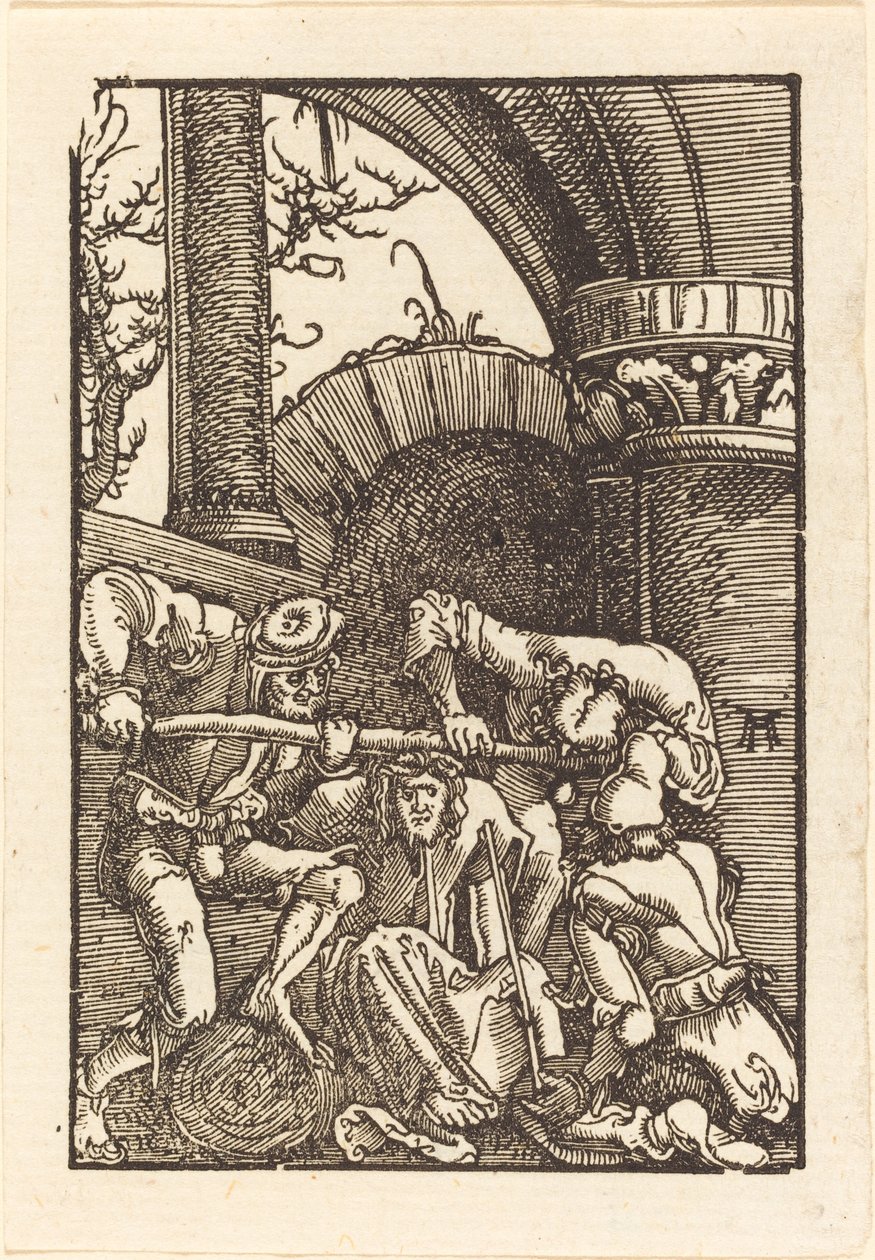 Cristo coroado de espinhos de Albrecht Altdorfer