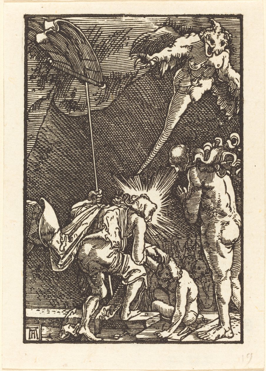 Cristo Descendo ao Inferno de Albrecht Altdorfer