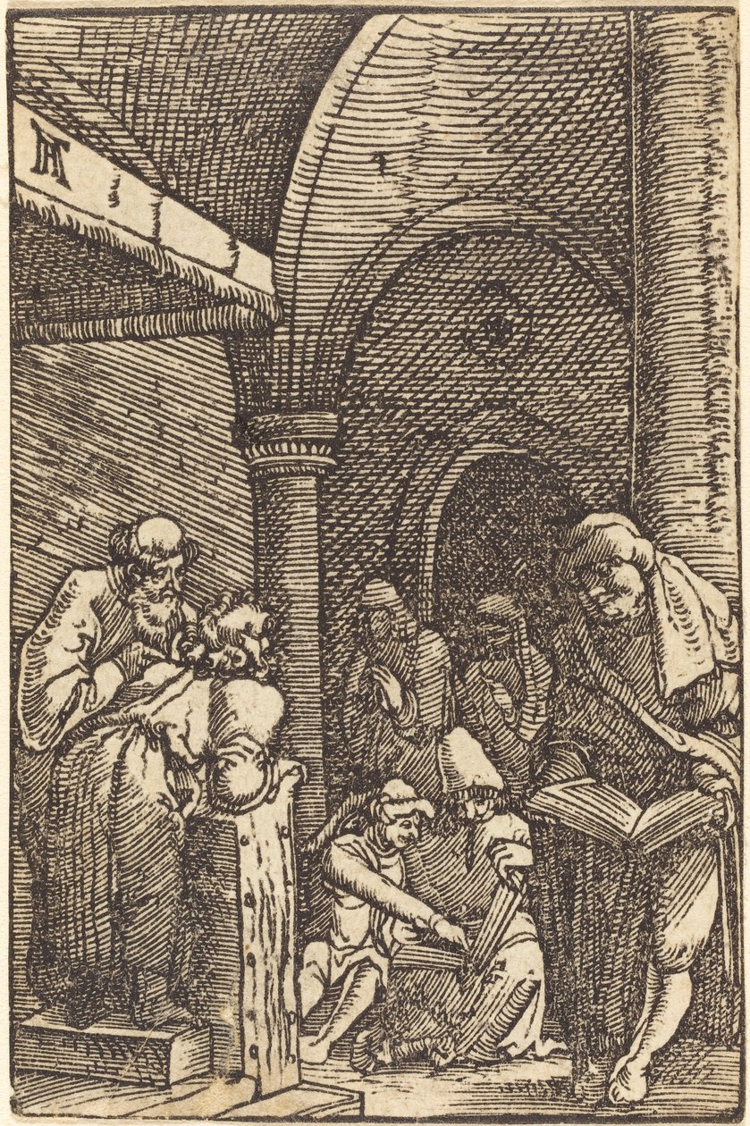 Cristo Disputando com os Médicos de Albrecht Altdorfer