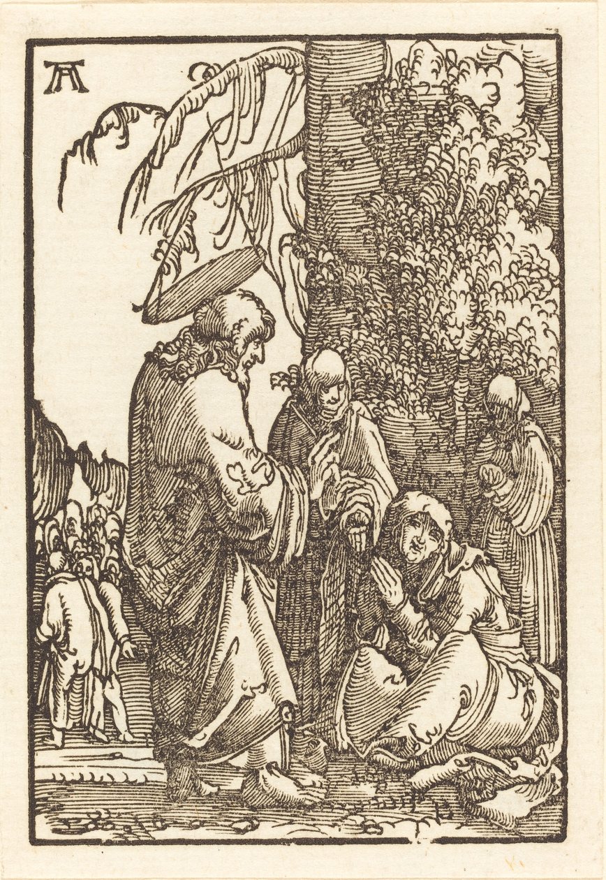 Cristo despedindo-se de Maria antes da Paixão de Albrecht Altdorfer