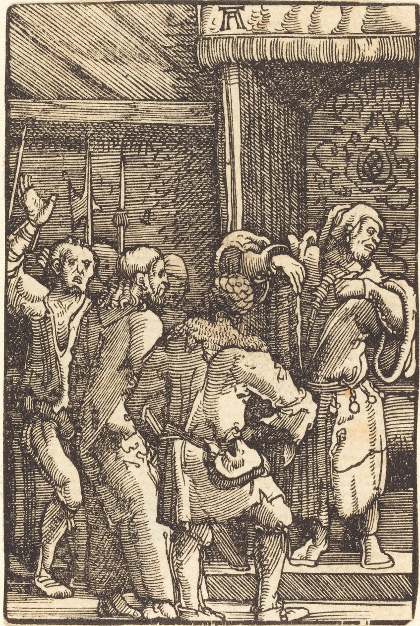 Cristo antes de Caifás de Albrecht Altdorfer