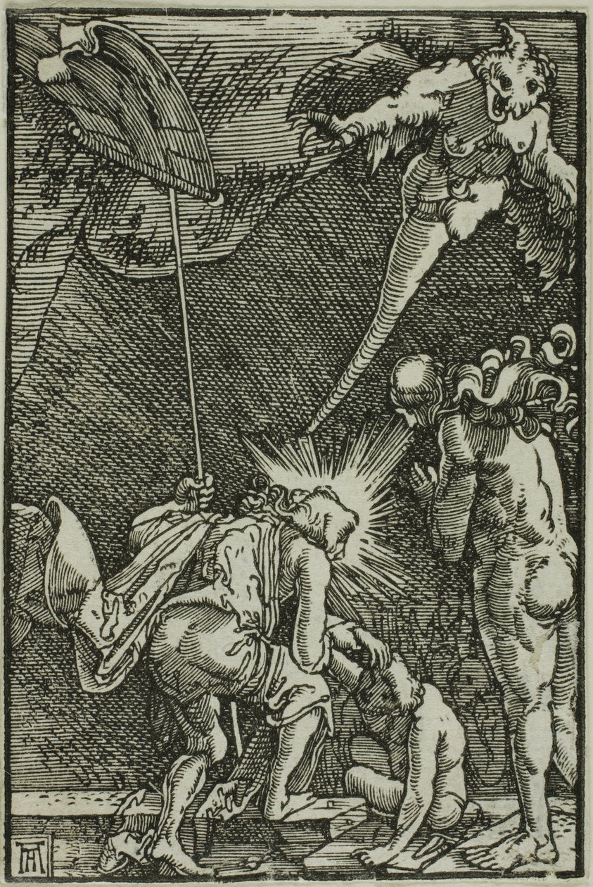 Cristo no Limbo, de A Queda e a Redenção do Homem de Albrecht Altdorfer