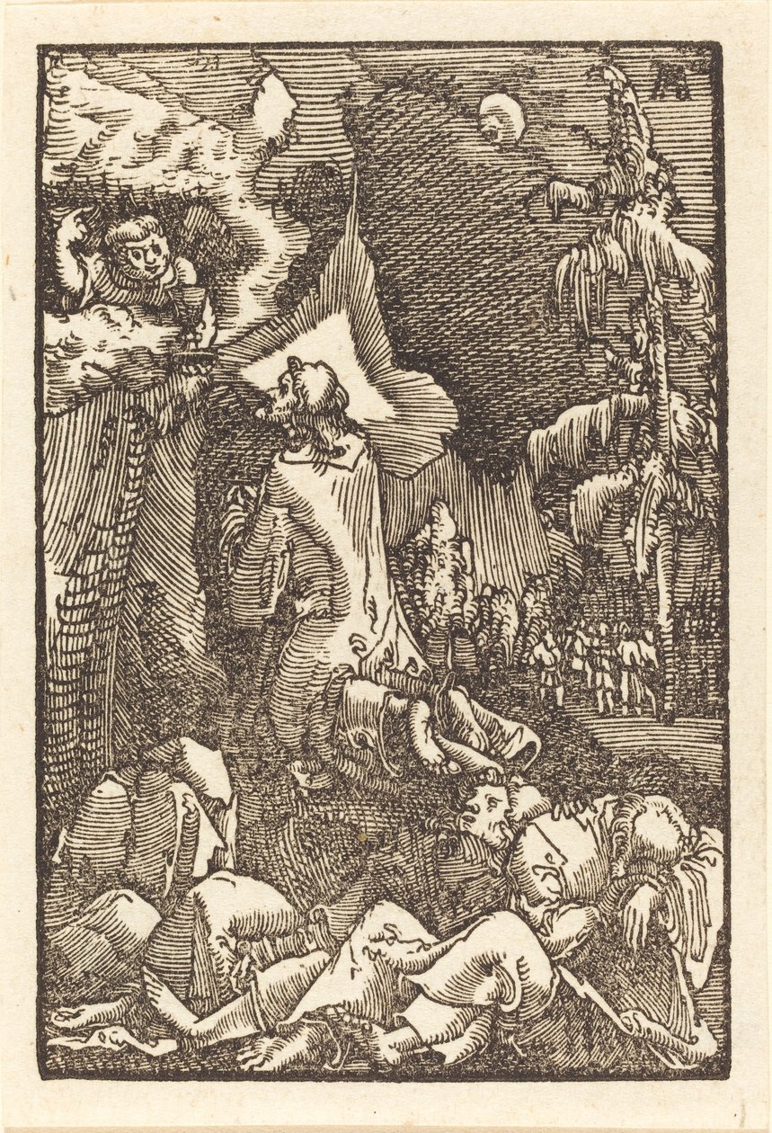 Cristo no Monte das Oliveiras de Albrecht Altdorfer