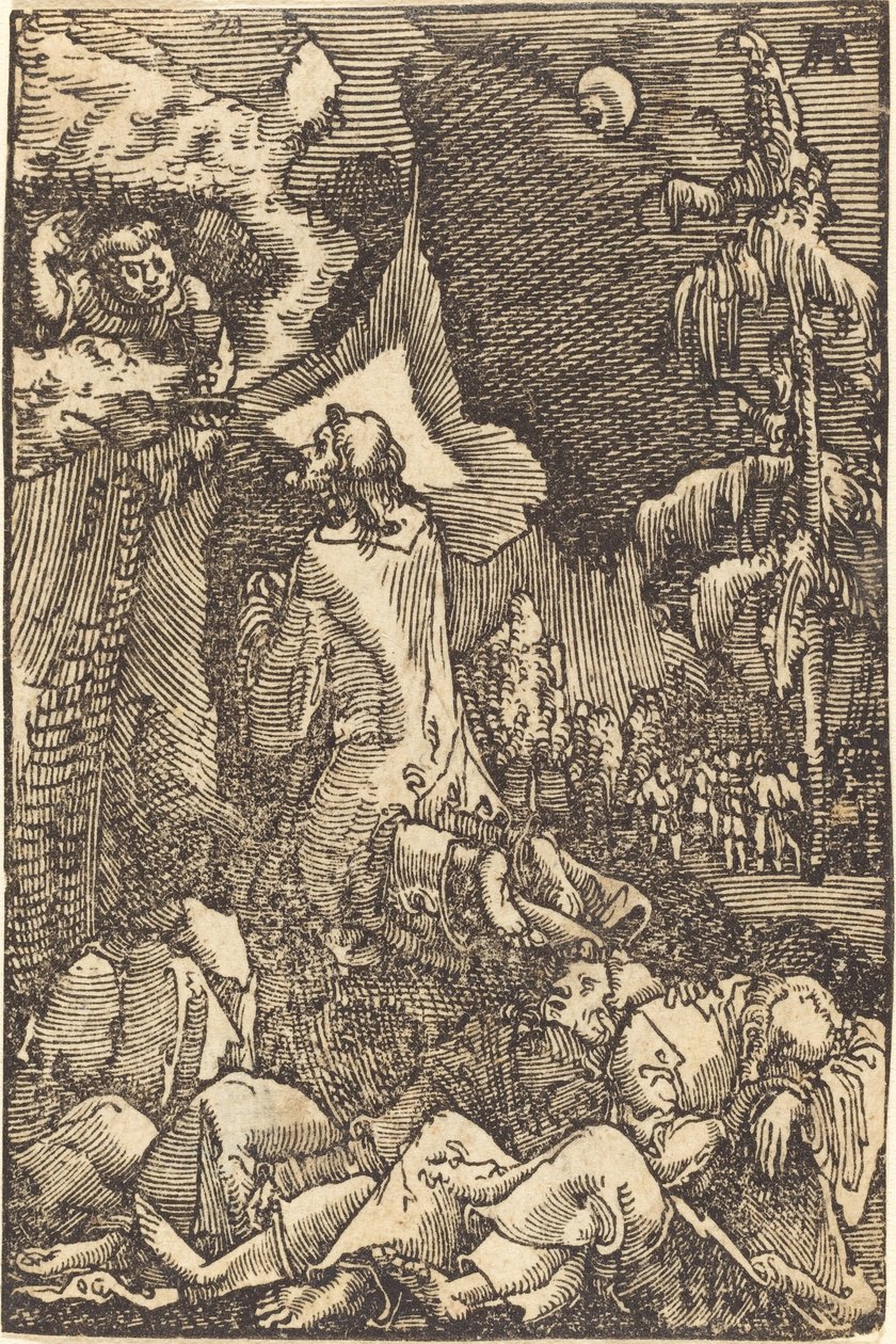 Cristo no Monte das Oliveiras de Albrecht Altdorfer