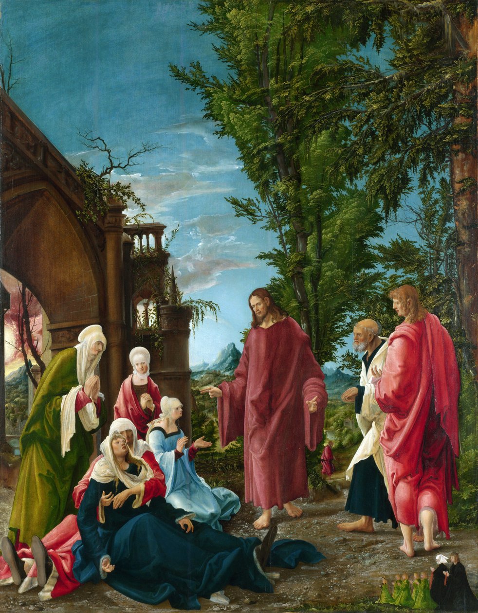 Cristo despedindo-se da sua Mãe de Albrecht Altdorfer