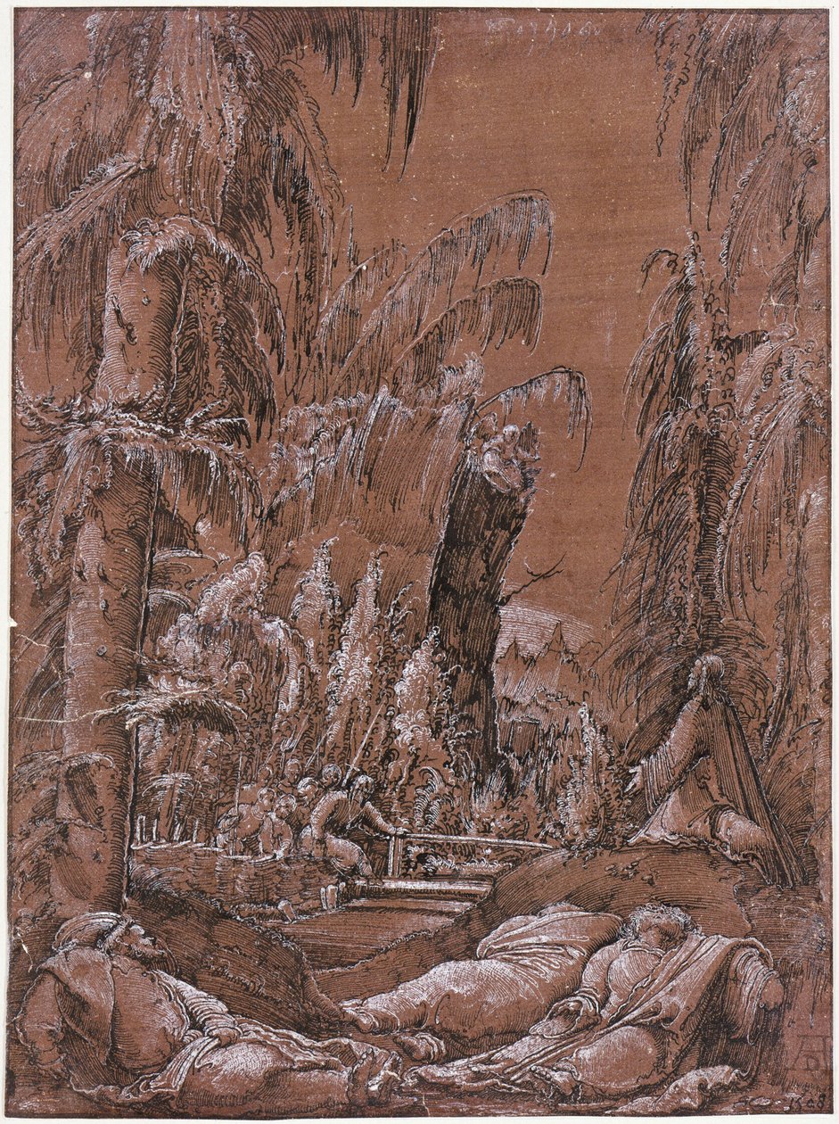 Cristo no Monte das Oliveiras de Albrecht Altdorfer