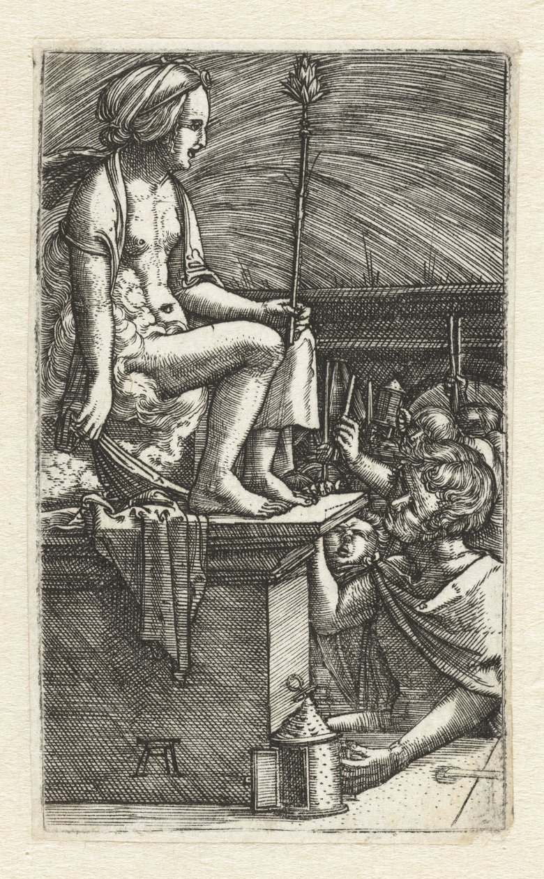 A vingança do feiticeiro Virgilius de Albrecht Altdorfer