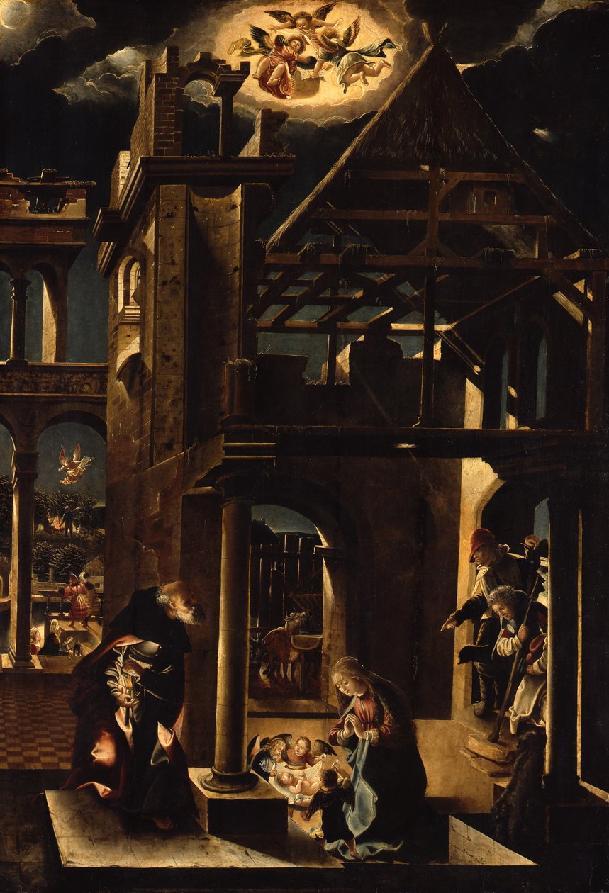 A Adoração dos Pastores de Albrecht Altdorfer