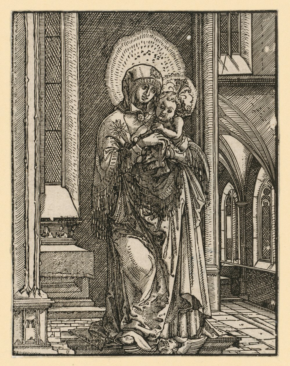 A «bela Maria de Ratisbona» na igreja de Albrecht Altdorfer