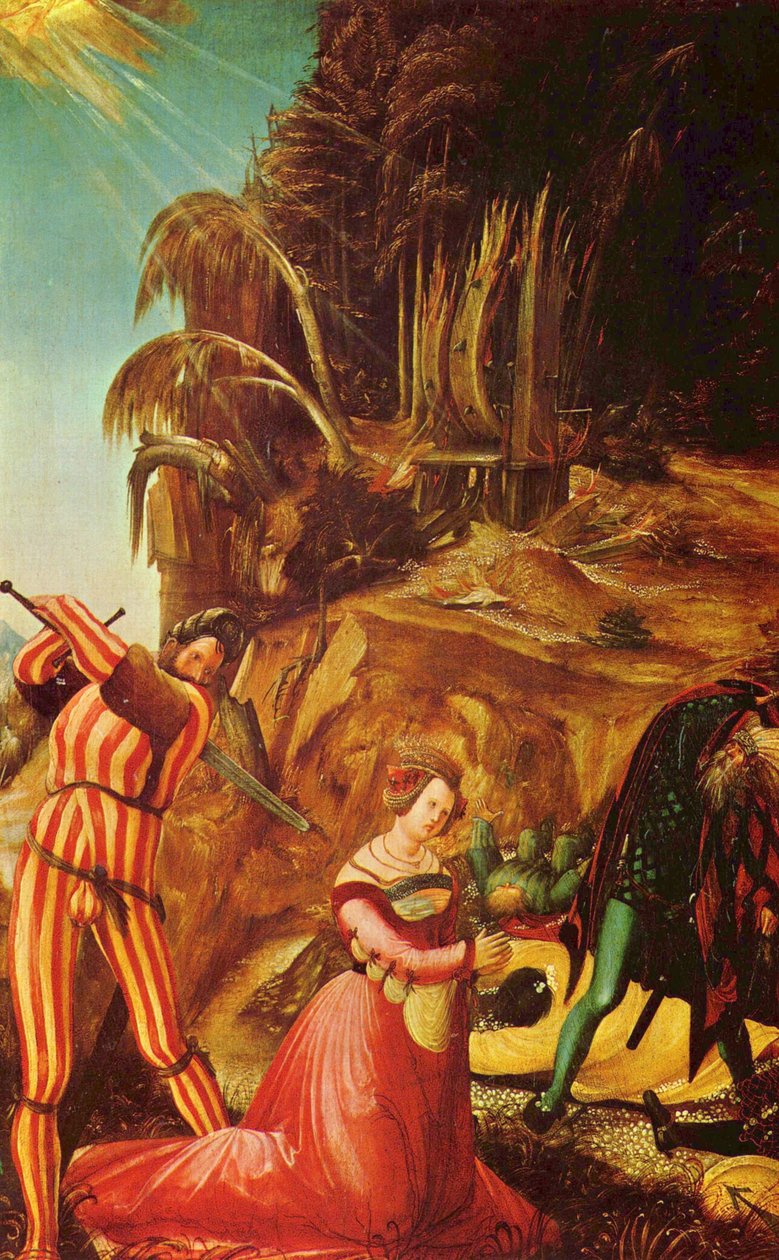 Decapitação de Santa Catarina de Albrecht Altdorfer