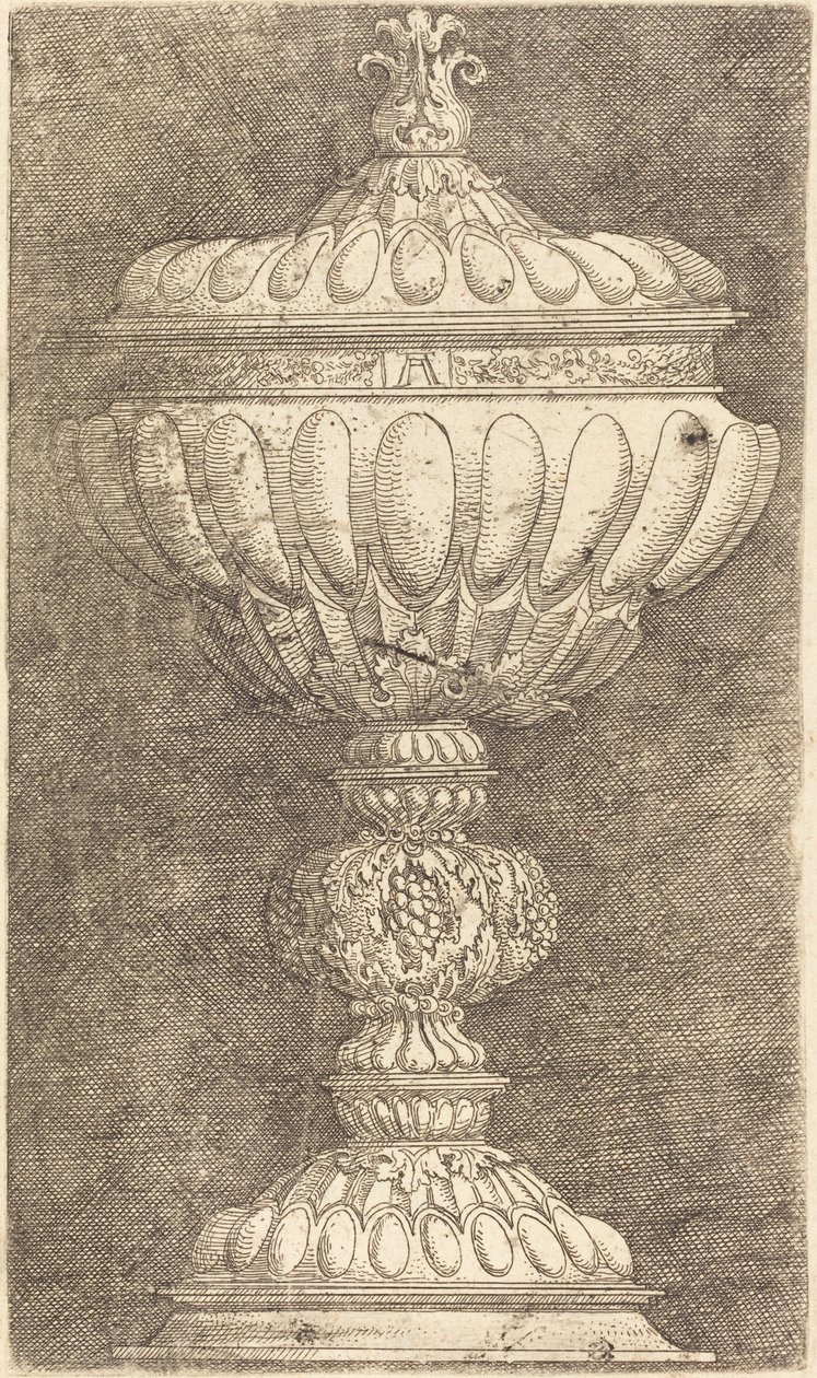 Cálice com romã no botão de Albrecht Altdorfer
