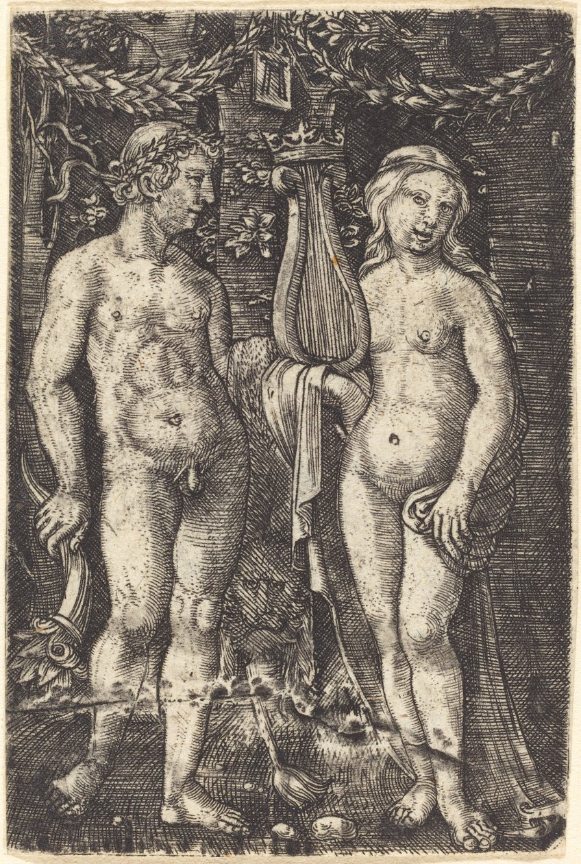 Hércules e uma musa de Albrecht Altdorfer