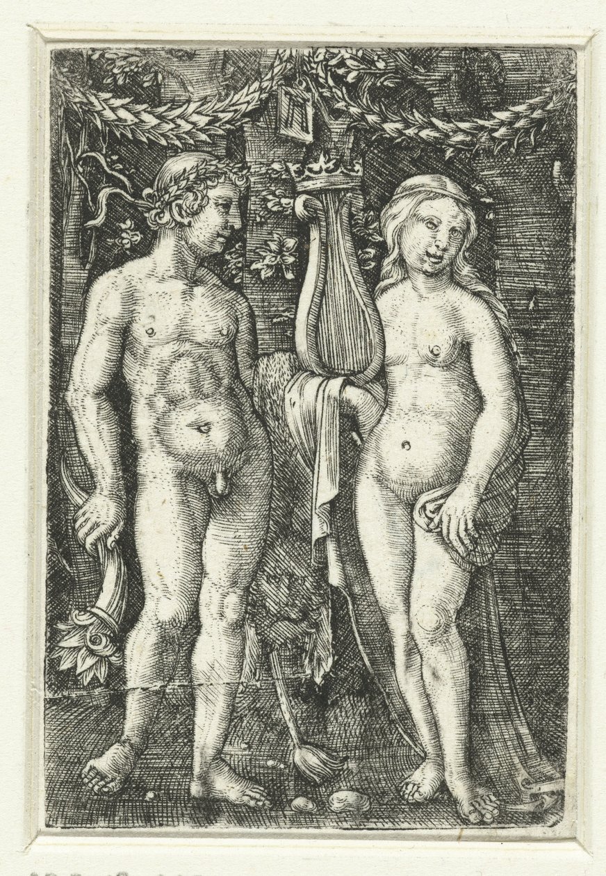 Hércules e uma musa de Albrecht Altdorfer