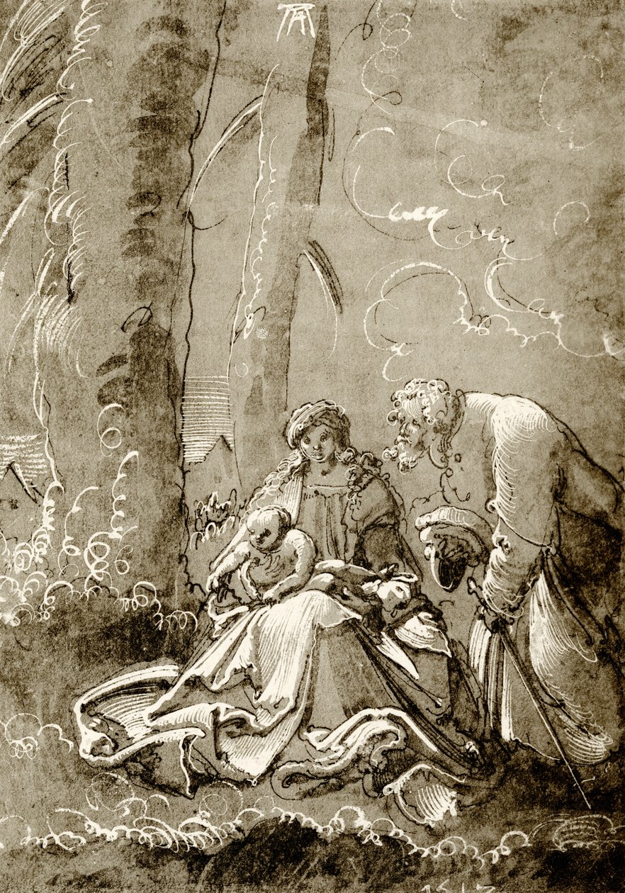 Sagrada Família na floresta de Albrecht Altdorfer