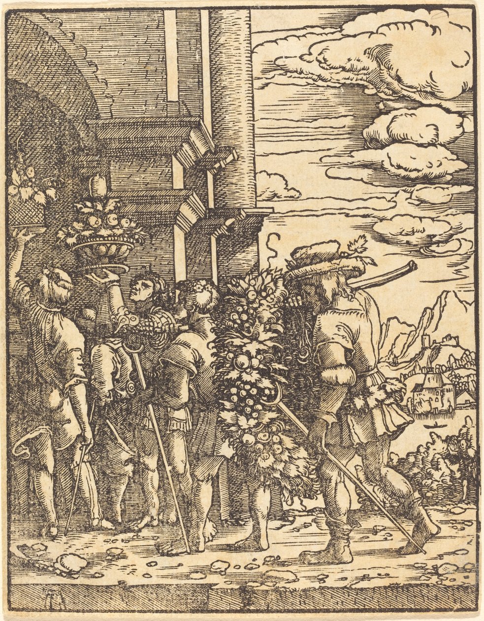 Josué e Calebe de Albrecht Altdorfer