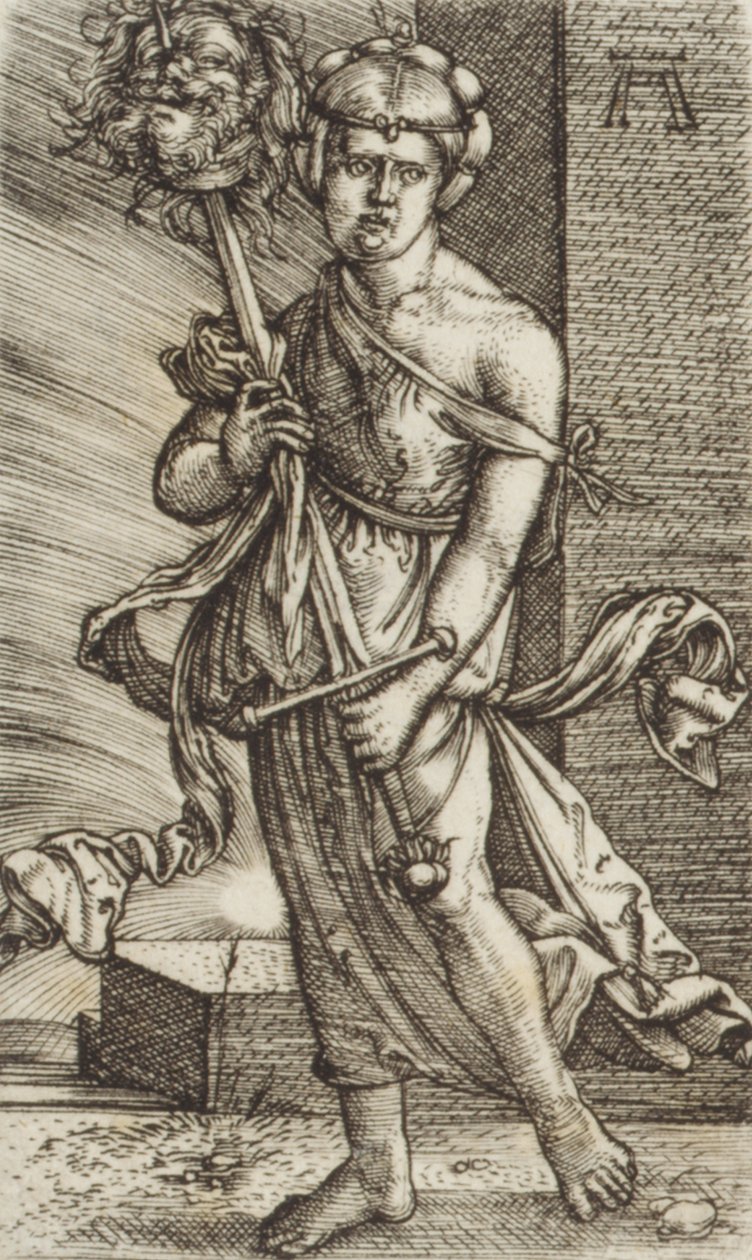 Judite com a Cabeça de Holofernes,.n.d. de Albrecht Altdorfer