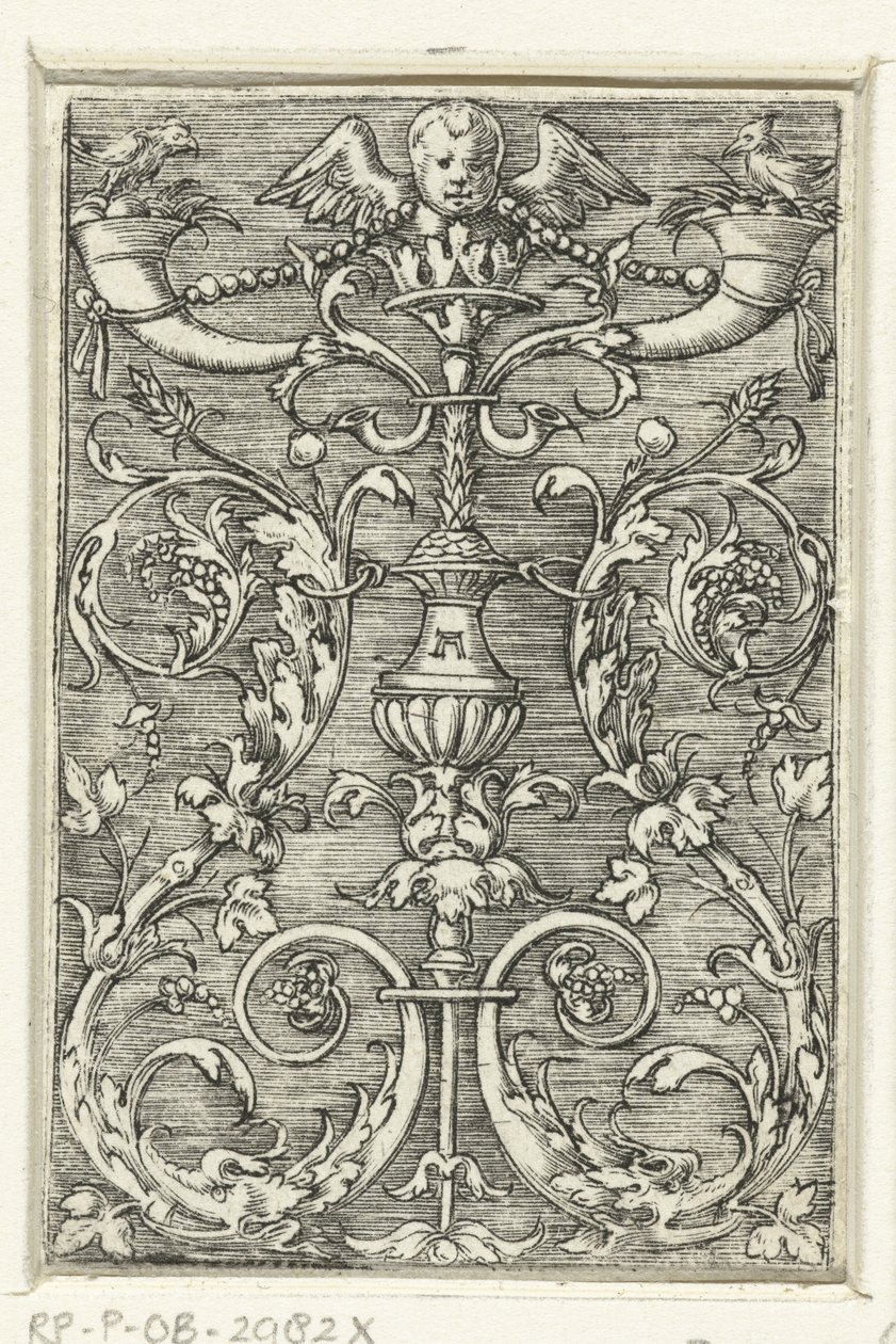 Candelabro com um querubim de Albrecht Altdorfer