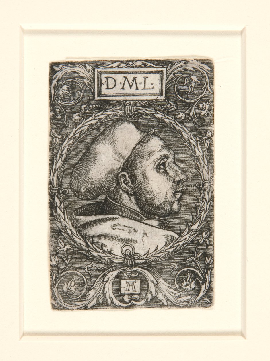 Martinho Lutero com um boné de doutorado de Albrecht Altdorfer