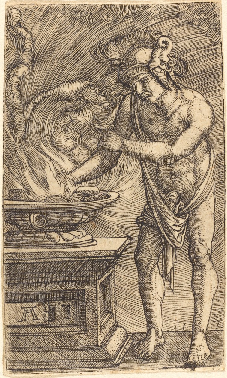 Mucius Scaevola de Albrecht Altdorfer