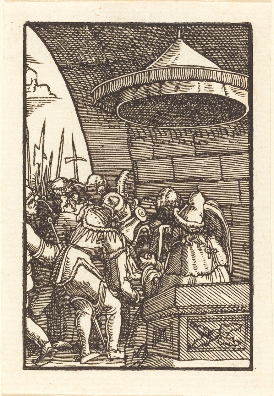 Pilatos lavando as mãos de Albrecht Altdorfer