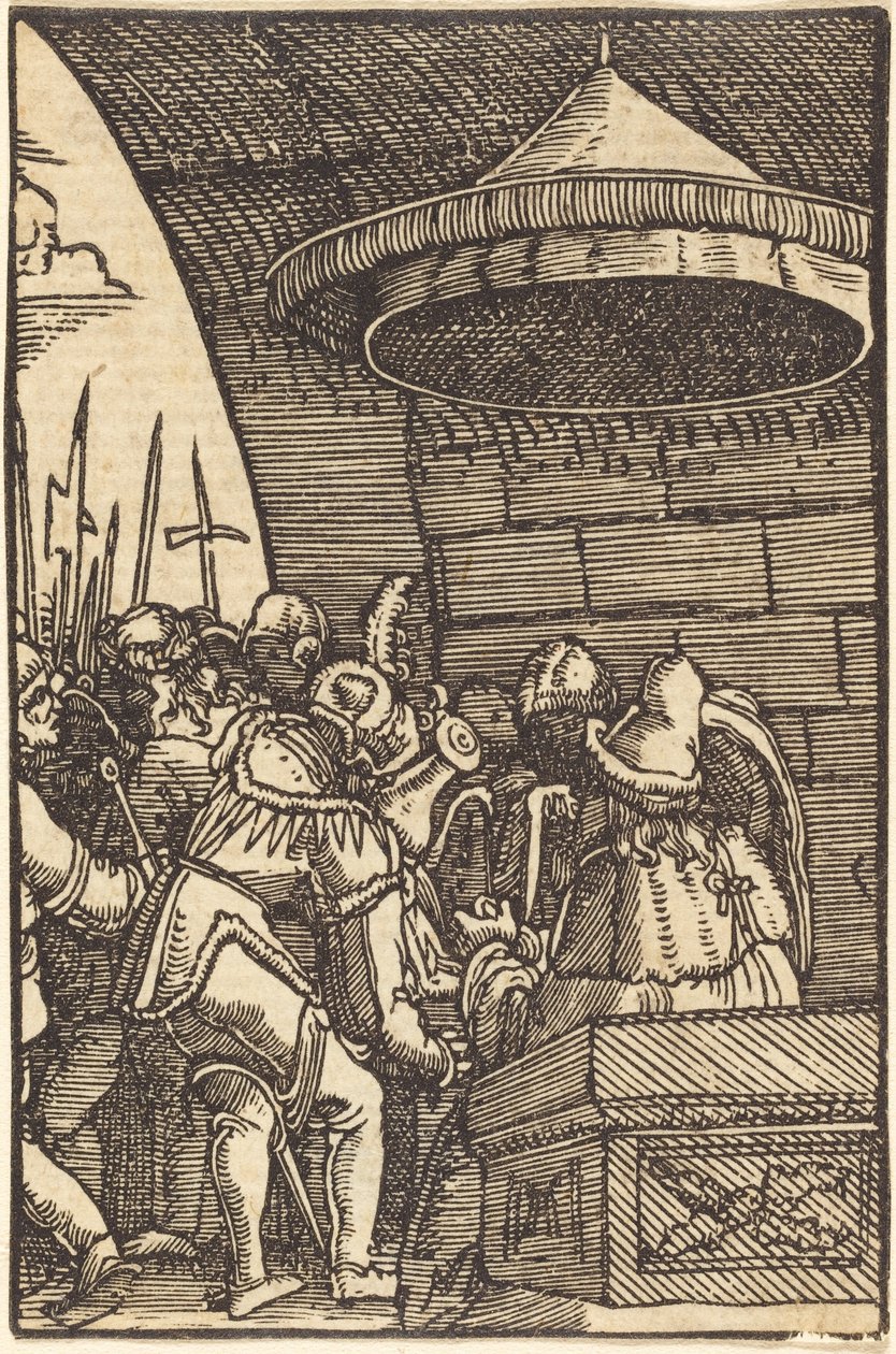 Pilatos a lavar as mãos de Albrecht Altdorfer