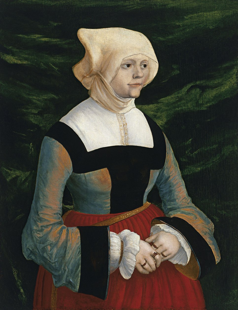 Retrato de uma jovem mulher, ca 1521-1525 de Albrecht Altdorfer