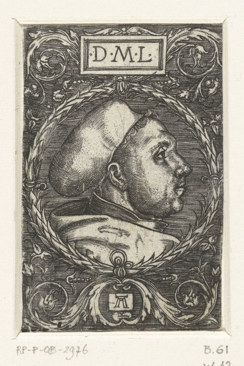 Retrato de Martinho Lutero de Albrecht Altdorfer