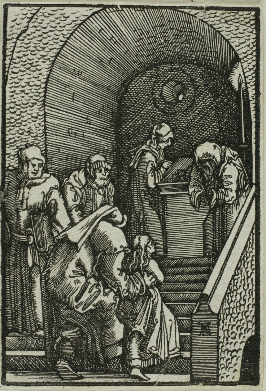 Apresentação da Virgem, de A Queda e Redenção do Homem de Albrecht Altdorfer