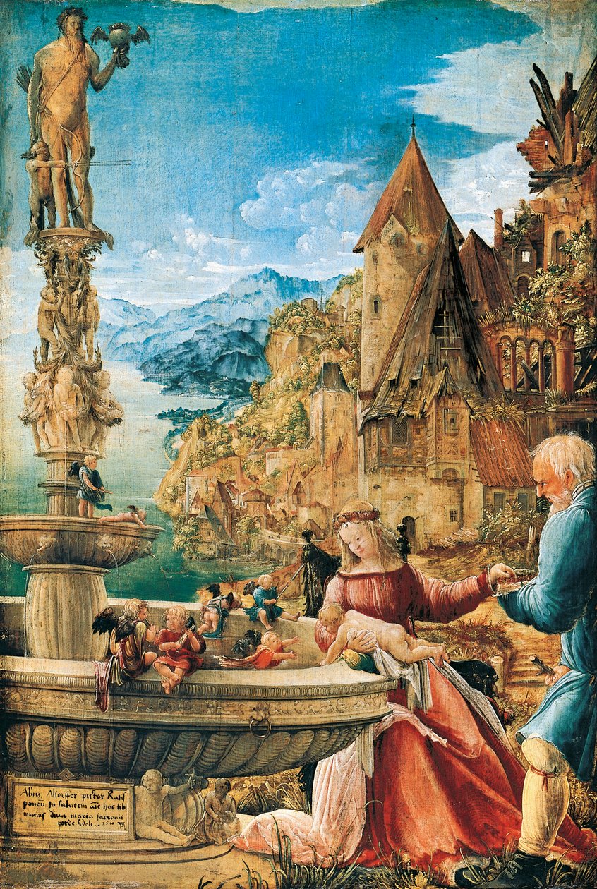 Descansar no voo para o Egipto de Albrecht Altdorfer