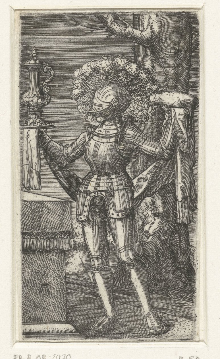 Cavaleiro com vinho e pão de Albrecht Altdorfer