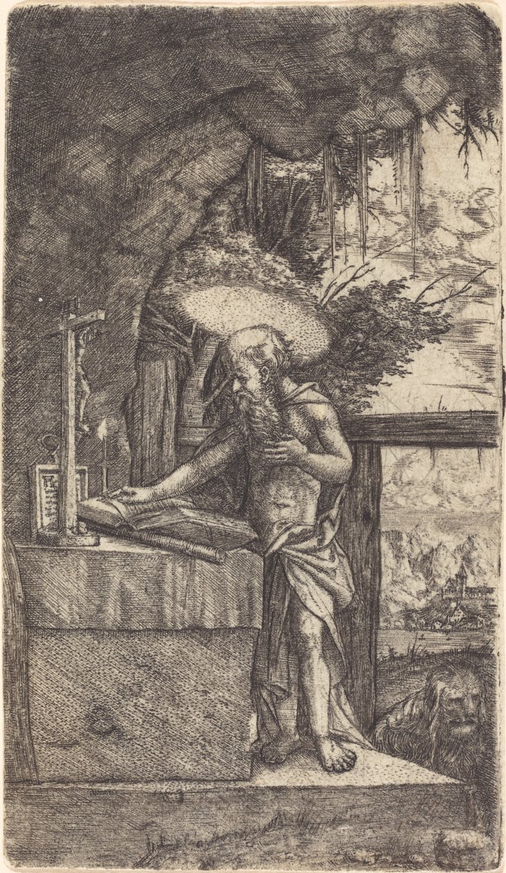 São Jerônimo lendo de Albrecht Altdorfer