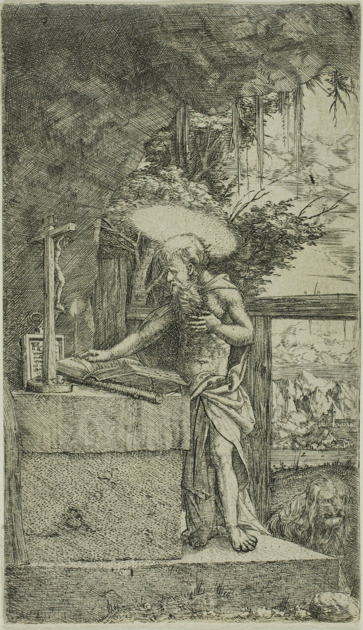 São Jerônimo lendo de Albrecht Altdorfer