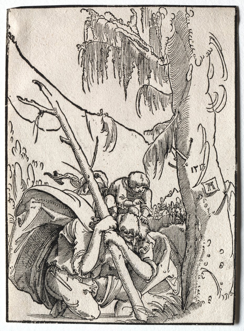 São Cristóvão, 1513. de Albrecht Altdorfer